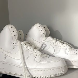 high top air forces (worn once)